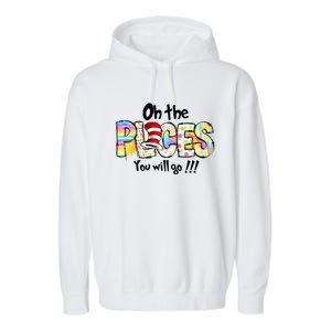 Funny Oh The Places YouLl Go When You Read Garment-Dyed Fleece Hoodie