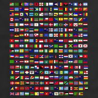 Flags Of The Countries Of The World 287 Flag International Cool Comfort Performance Bucket Hat