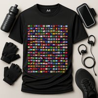Flags Of The Countries Of The World 287 Flag International Cooling Performance Crew T-Shirt