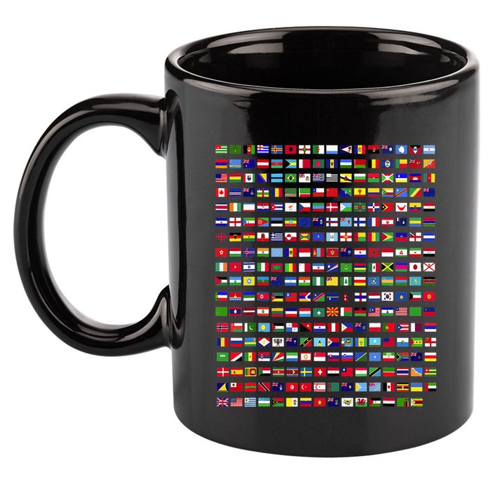 Flags Of The Countries Of The World 287 Flag International 11oz C Handle Ceramic Mug