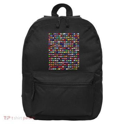 Flags Of The Countries Of The World 287 Flag International 16 in Basic Backpack