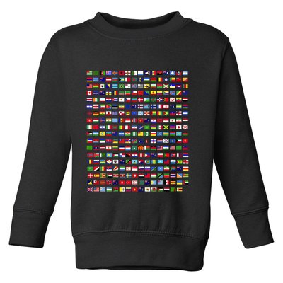 Flags Of The Countries Of The World 287 Flag International Toddler Sweatshirt