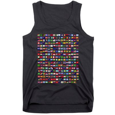 Flags Of The Countries Of The World 287 Flag International Tank Top