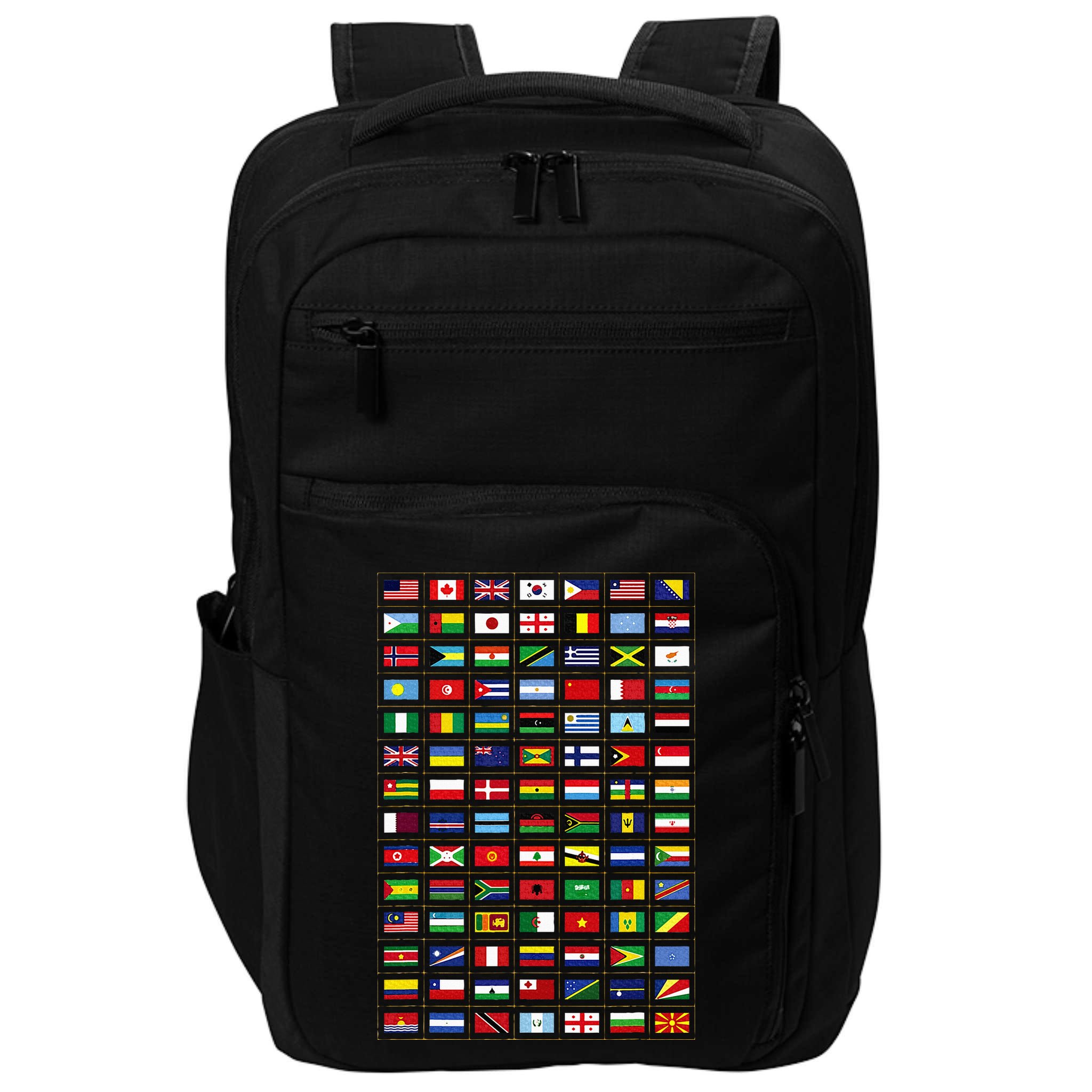 Flags Of The Countries Of The World International Earth Day Impact Tech Backpack