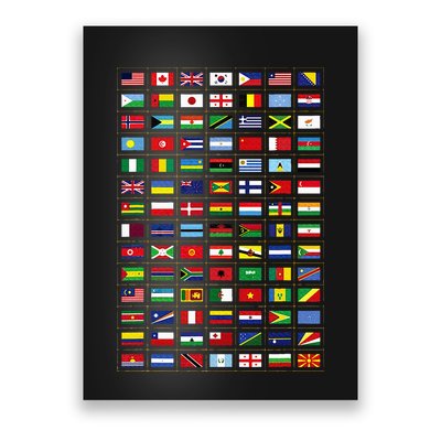Flags Of The Countries Of The World International Earth Day Poster