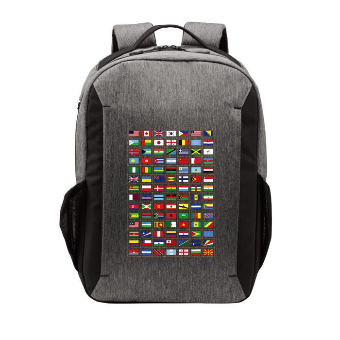 Flags Of The Countries Of The World International Earth Day Vector Backpack