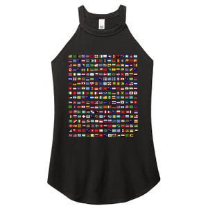 Flags Of The Countries Of The World 287 Flag International Women's Perfect Tri Rocker Tank