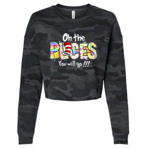 Funny Oh The Places Youll Go When You Read Cropped Pullover Crew