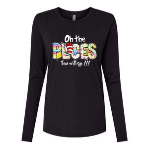 Funny Oh The Places Youll Go When You Read Womens Cotton Relaxed Long Sleeve T-Shirt