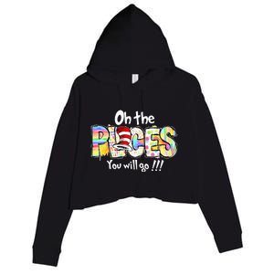 Funny Oh The Places Youll Go When You Read Crop Fleece Hoodie