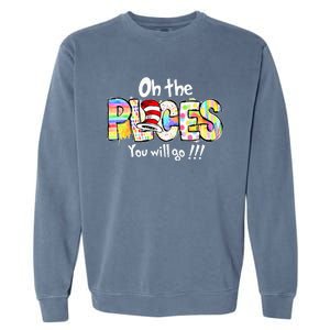 Funny Oh The Places Youll Go When You Read Garment-Dyed Sweatshirt