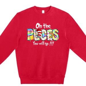 Funny Oh The Places Youll Go When You Read Premium Crewneck Sweatshirt