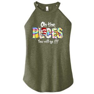 Funny Oh The Places Youll Go When You Read Women's Perfect Tri Rocker Tank