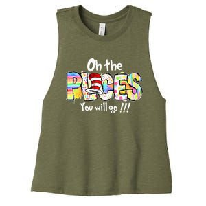 Funny Oh The Places Youll Go When You Read Women's Racerback Cropped Tank