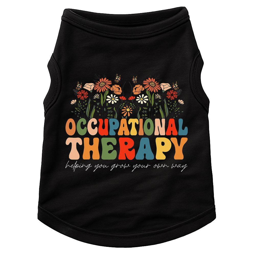 Floral Occupational Therapy Wildflowers Occupational Therapy Doggie Tank