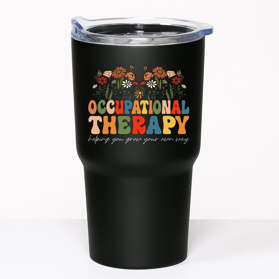 Floral Occupational Therapy Wildflowers Occupational Therapy Tumbler