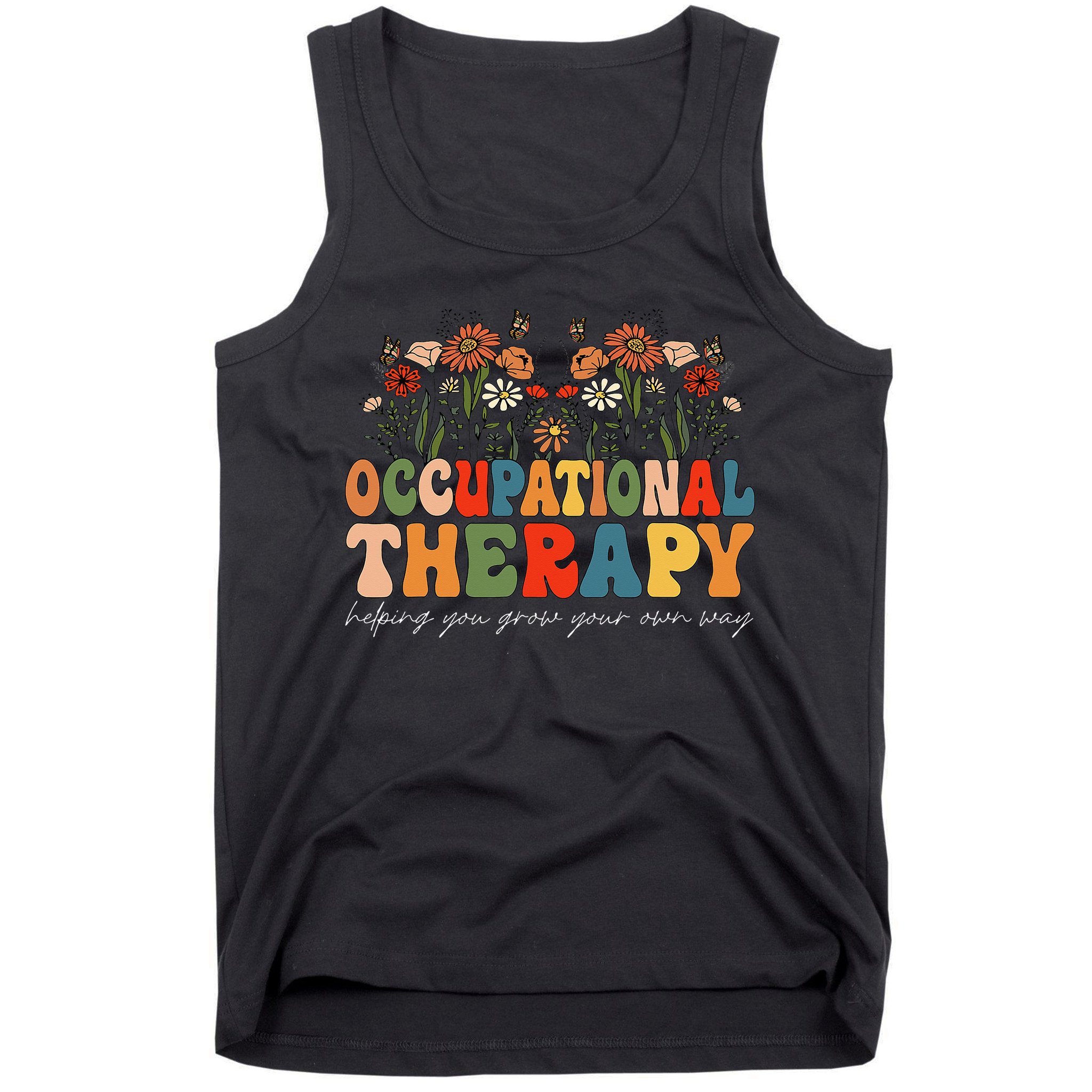 Floral Occupational Therapy Wildflowers Occupational Therapy Tank Top
