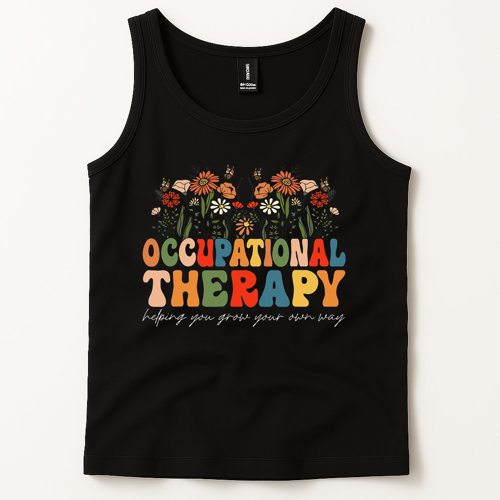 Floral Occupational Therapy Wildflowers Occupational Therapy Tank Top