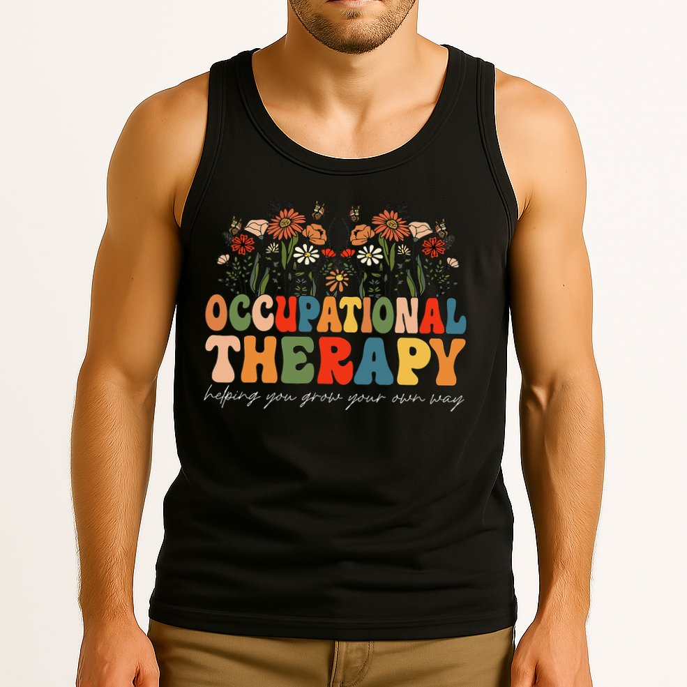 Floral Occupational Therapy Wildflowers Occupational Therapy Tank Top