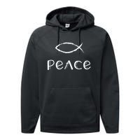 Fruit Of The Spirit Galatians Verse Christian Peace Performance Fleece Hoodie