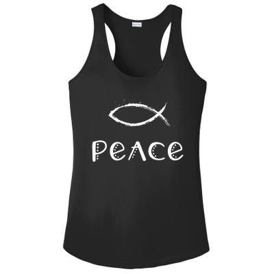 Fruit Of The Spirit Galatians Verse Christian Peace Ladies PosiCharge Competitor Racerback Tank