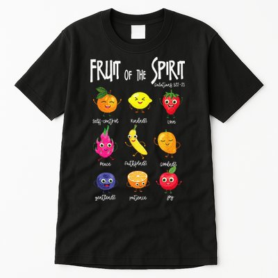 Fruit Of The Spirit Christian Faith Jesus God Lover Tall T-Shirt