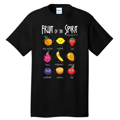 Fruit Of The Spirit Christian Faith Jesus God Lover Tall T-Shirt