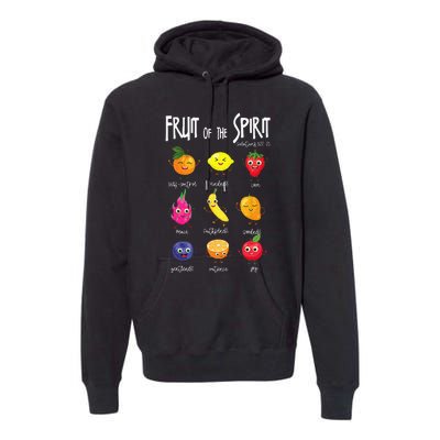 Fruit Of The Spirit Christian Faith Jesus God Lover Premium Hoodie