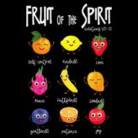 Fruit Of The Spirit Christian Faith Jesus God Lover 16 in Basic Backpack