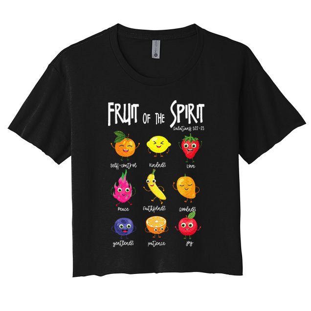 Fruit Of The Spirit Christian Faith Jesus God Lover Crop Top