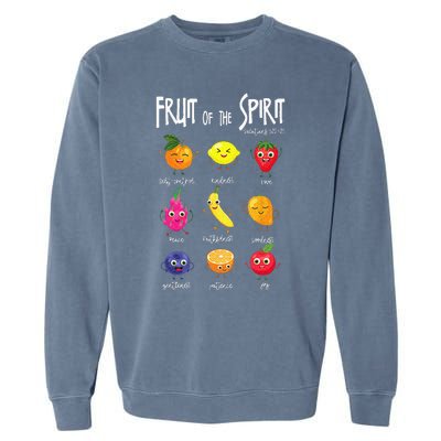 Fruit Of The Spirit Christian Faith Jesus God Lover Garment-Dyed Sweatshirt