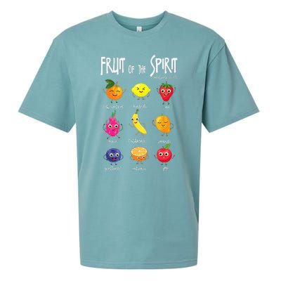 Fruit Of The Spirit Christian Faith Jesus God Lover Sueded Cloud Jersey T-Shirt