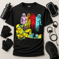 Funny Odmno The Madness Of Missions 6 Cooling Performance Crew T-Shirt