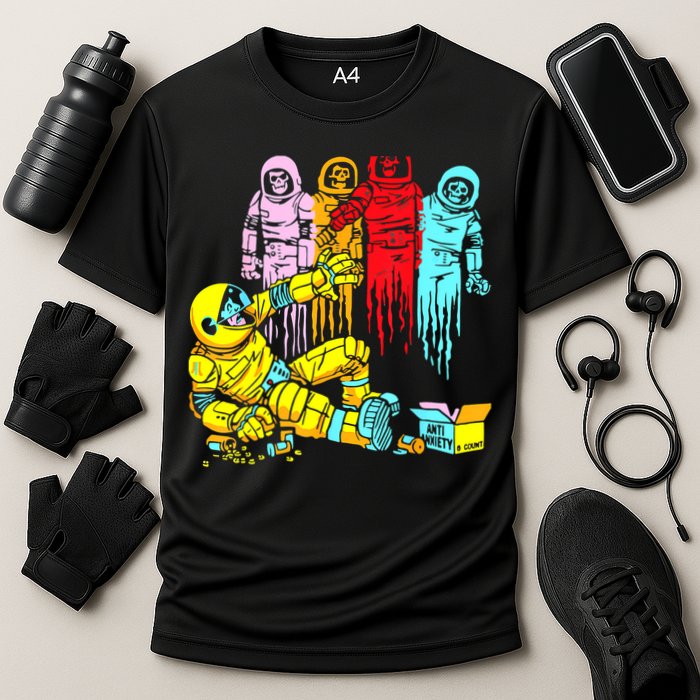 Funny Odmno The Madness Of Missions 6 Cooling Performance Crew T-Shirt