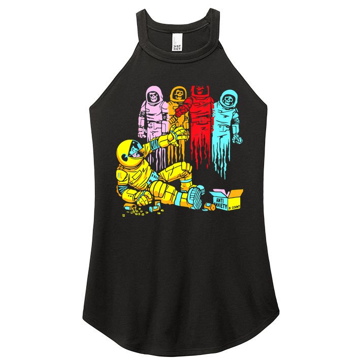 Funny Odmno The Madness Of Missions 6 Women's Perfect Tri Rocker Tank