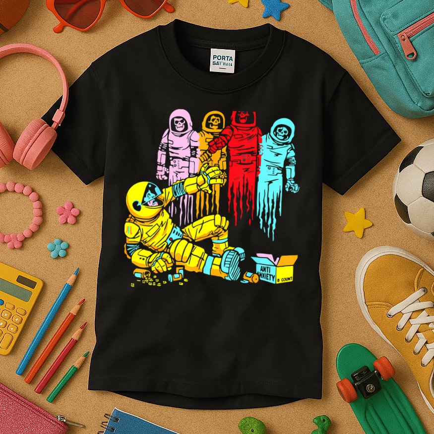 Funny Odmno The Madness Of Missions 6 Kids T-Shirt