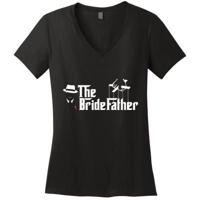 Father Of The Bride The Bridefather Women's V-Neck T-Shirt