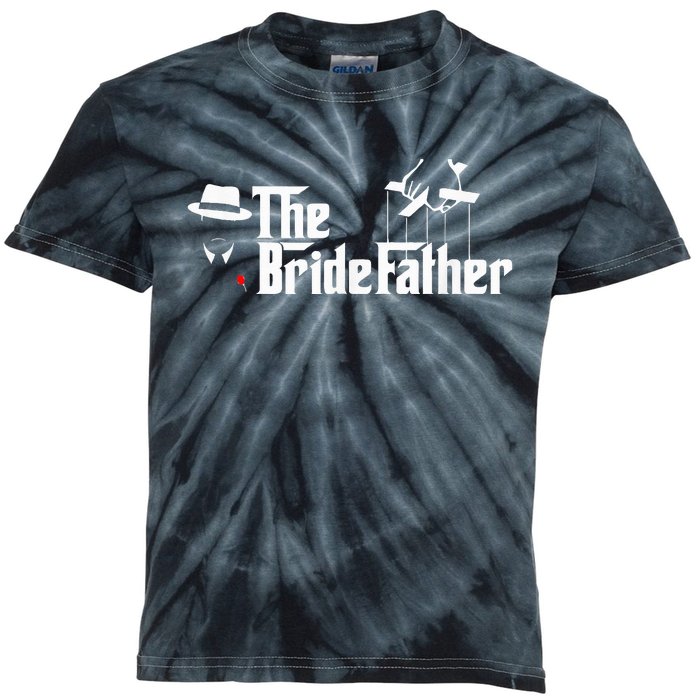 Father Of The Bride The Bridefather Kids Tie-Dye T-Shirt