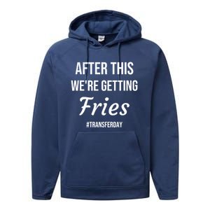 Fries On Transfer Day Infertility Embryo Ivf Mom Ivf Dad Great Gift Performance Fleece Hoodie