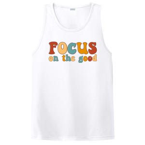 Focus On The Good Retro Quote PosiCharge Competitor Tank