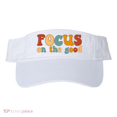 Focus On The Good Retro Quote Visor