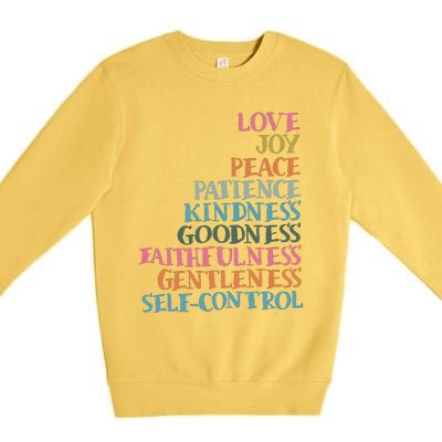 Fruits Of The Spirit Premium Crewneck Sweatshirt