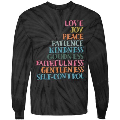 Fruits Of The Spirit Tie-Dye Long Sleeve Shirt