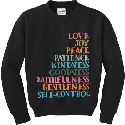 Fruits Of The Spirit Kids Sweatshirt