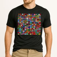 Flags Of The Countries Of The World Graphic Cool Designs Meaningful Gift Cooling Performance Crew T-Shirt