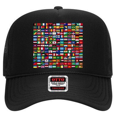 Flags Of The Countries Of The World Graphic Cool Designs Meaningful Gift Trucker Hat