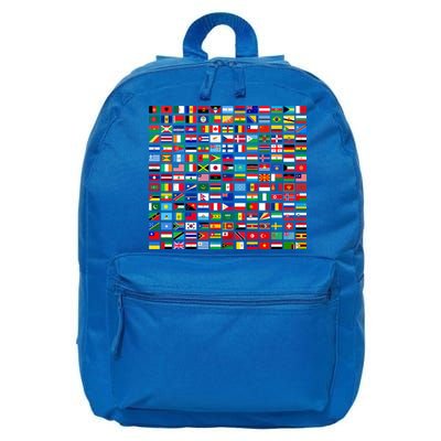 Flags Of The Countries Of The World Graphic Cool Designs Meaningful Gift 16 in Basic Backpack