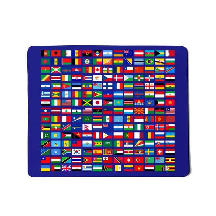 Flags Of The Countries Of The World Graphic Cool Designs Meaningful Gift Mousepad