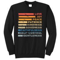 Fruit Of The Spirit Christian Bible Verse Love Joy Peace Sweatshirt