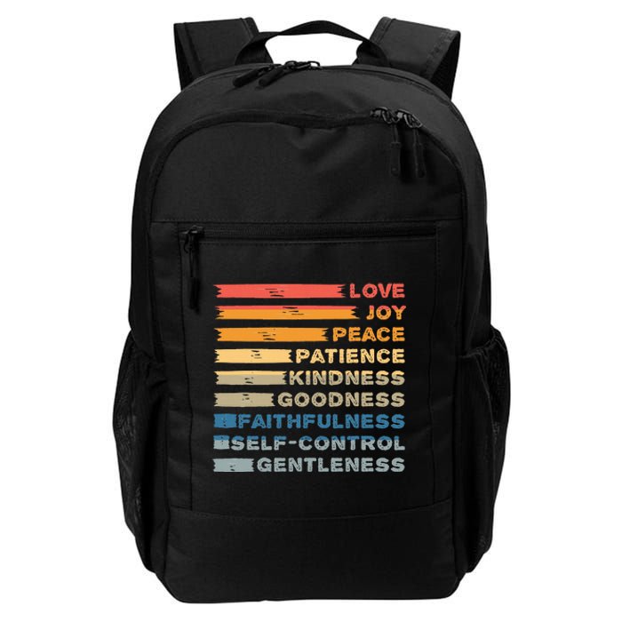 Fruit Of The Spirit Christian Bible Verse Love Joy Peace Daily Commute Backpack